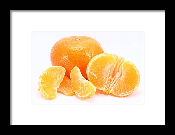 Orange Framed Print featuring the photograph Mandarin orange by Pejft