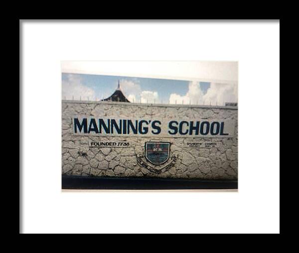  Framed Print featuring the photograph Manning's High School by Trevor A Smith