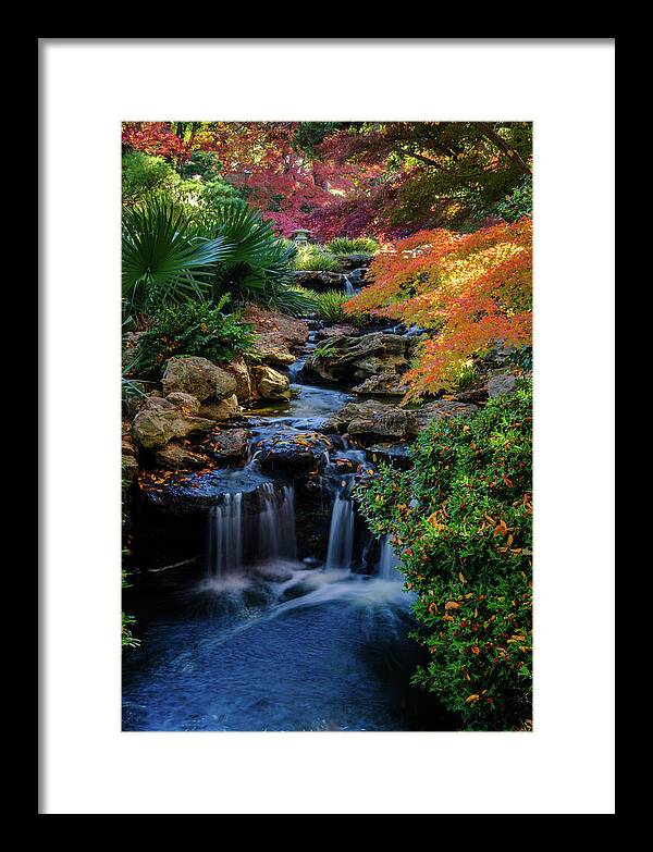 Waterfalls Framed Print featuring the photograph Maple Falls II by Johnny Boyd