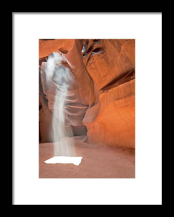 Antelope Canyon Framed Print featuring the photograph March 2018 Ghost by Alain Zarinelli