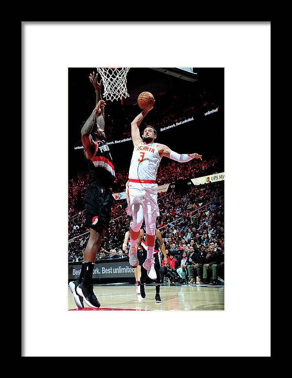 Atlanta Framed Print featuring the photograph Marco Belinelli by Scott Cunningham