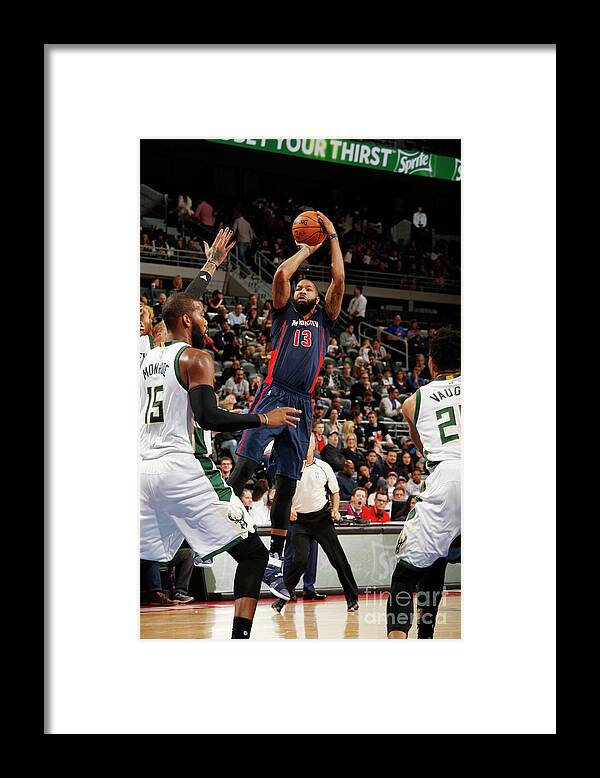 Nba Pro Basketball Framed Print featuring the photograph Marcus Morris by Nba Photos