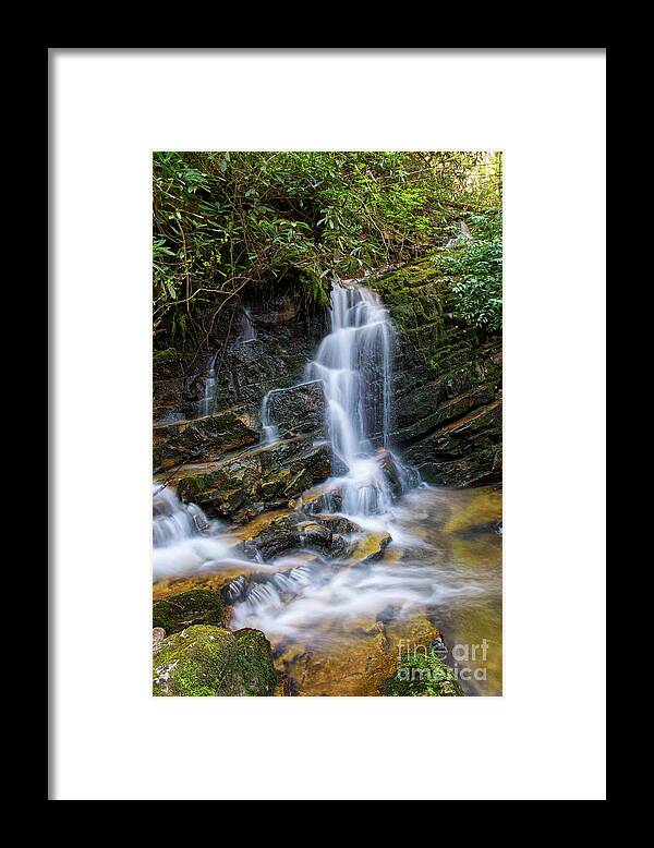 Margarette Falls Framed Print featuring the photograph Margarette Falls 10 by Phil Perkins