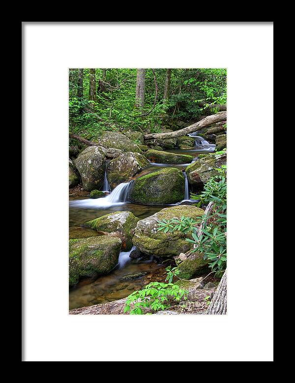 Margarette Falls Framed Print featuring the photograph Margarette Falls 20 by Phil Perkins