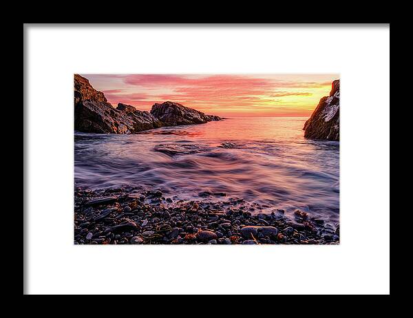 New Hampshire Framed Print featuring the photograph Marginal Ways by Jeff Sinon