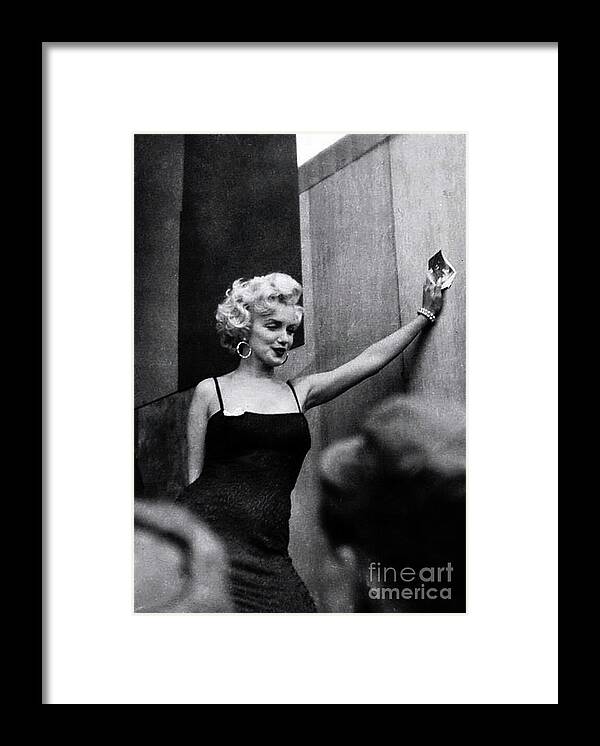 Marilyn Monroe Framed Print featuring the photograph Marilyn Monroe in Korea by Doc Braham