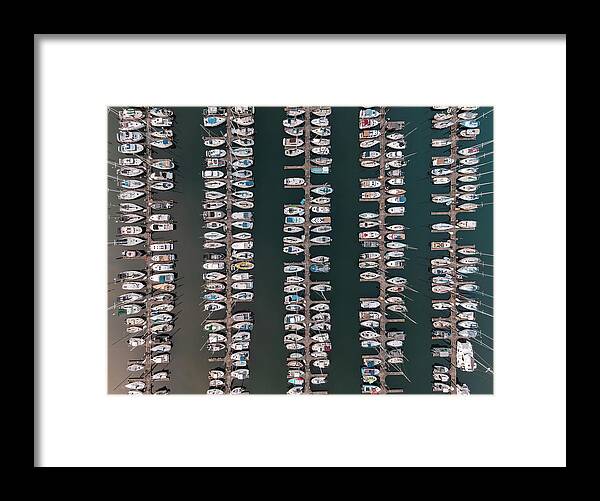 Cap Sante Marina Framed Print featuring the photograph Marina by Michael Rauwolf