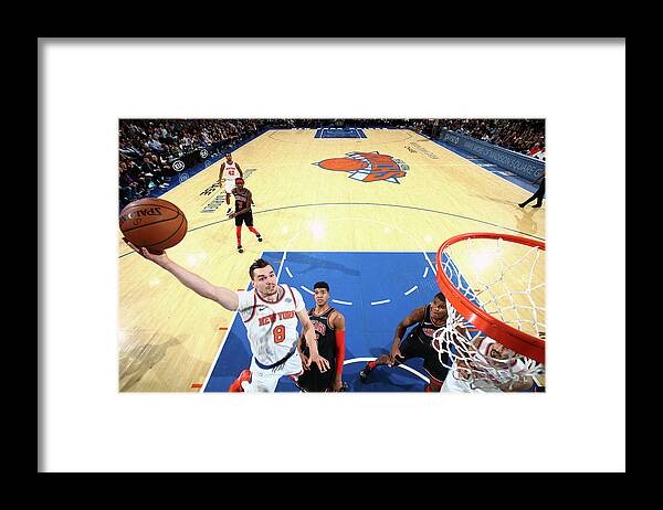 Nba Pro Basketball Framed Print featuring the photograph Mario Hezonja by Nathaniel S. Butler