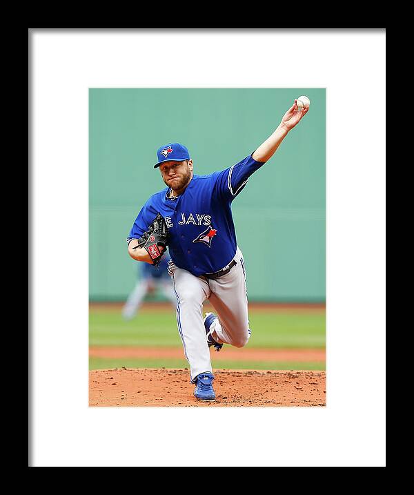American League Baseball Framed Print featuring the photograph Mark Buehrle by Jared Wickerham