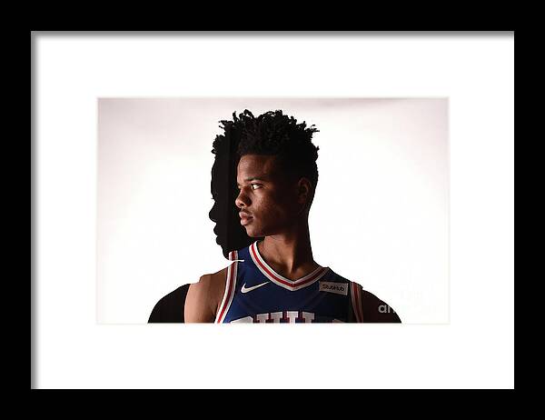 Nba Pro Basketball Framed Print featuring the photograph Markelle Fultz by Brian Babineau