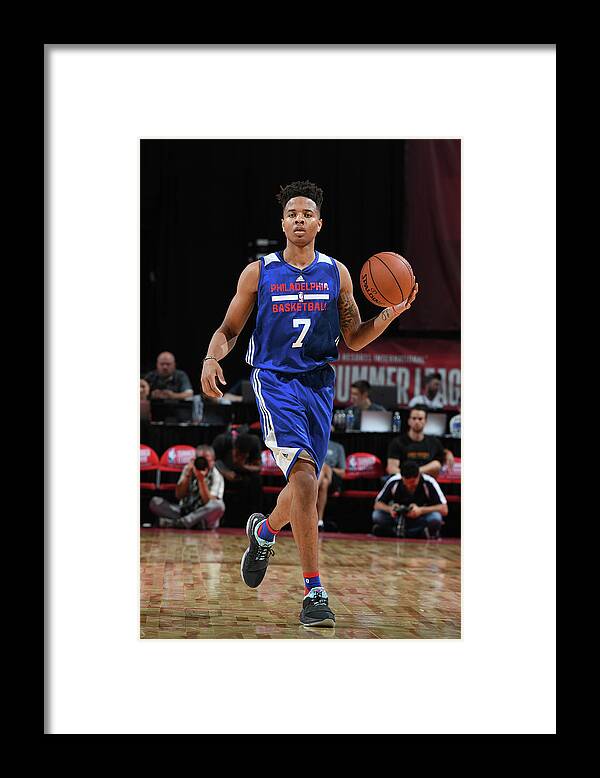 Nba Pro Basketball Framed Print featuring the photograph Markelle Fultz by Garrett Ellwood