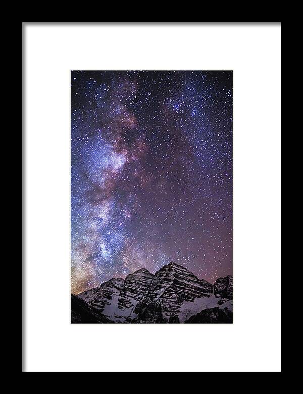 Maroon Bells Framed Print featuring the photograph Maroon Magic by Darren White