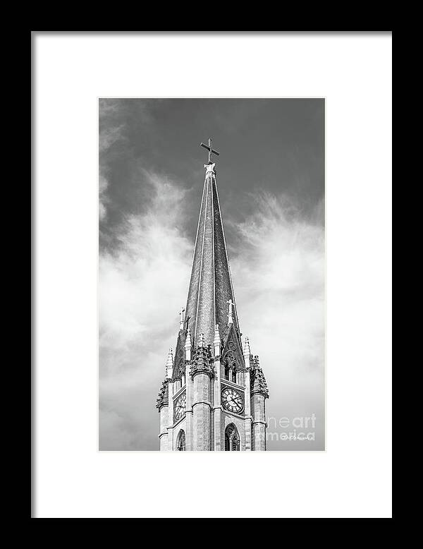 Marquette University Framed Print featuring the photograph Marquette University - Church of the Gesu by University Icons