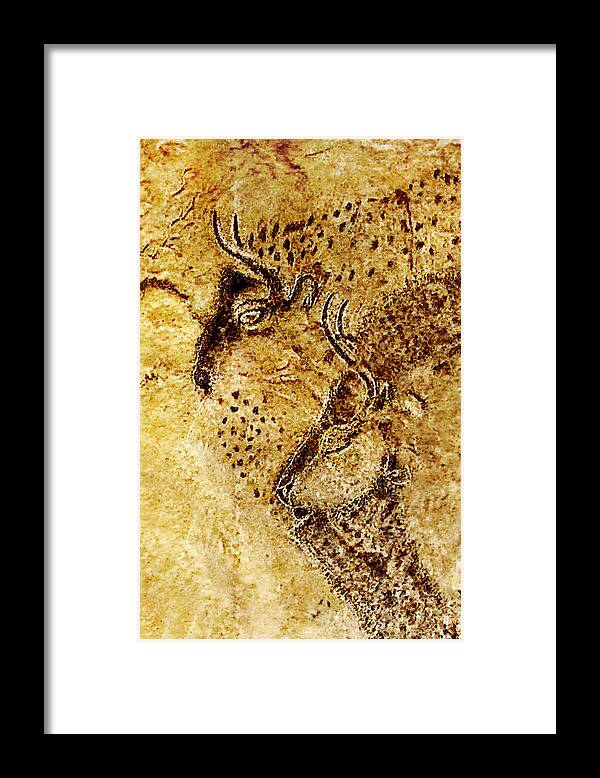 Bison Framed Print featuring the photograph Marsoulas - Two Bison by Weston Westmoreland