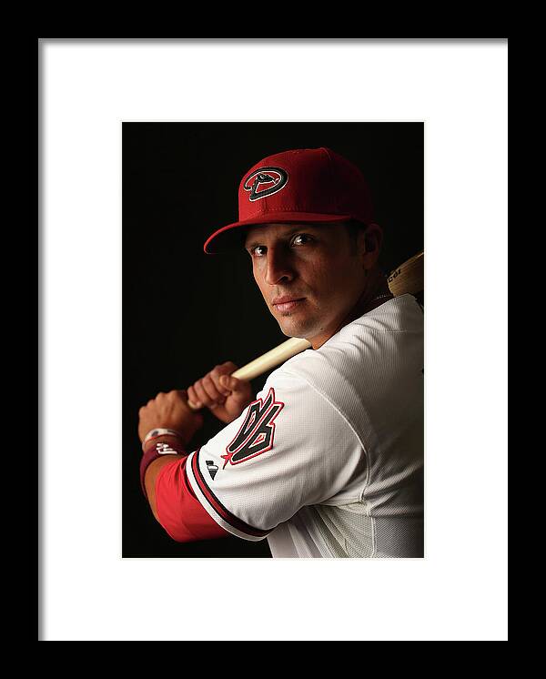 Media Day Framed Print featuring the photograph Martin Prado by Christian Petersen