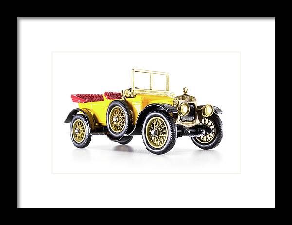 Daimler Type A12 Framed Print featuring the photograph Matchbox Models of Yesteryear Y-13 Daimler Type A12 1911 by Viktor Wallon-Hars