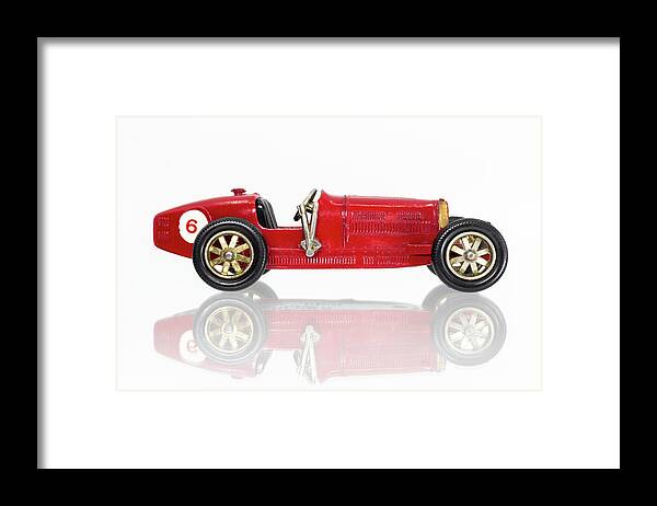 Bugatti Type 35 Framed Print featuring the photograph Matchbox Models of Yesteryear Y-6 Bugatti Type 35 1926 by Viktor Wallon-Hars