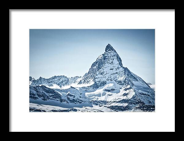 Resolution Framed Print featuring the photograph Matterhorn by Rick Deacon