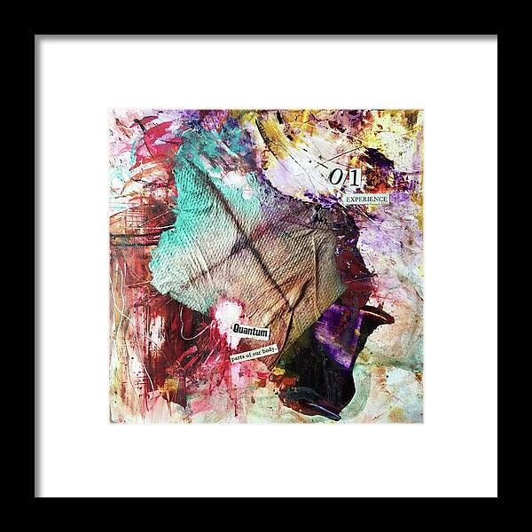 Abstract Art Framed Print featuring the painting Mauled Savior by Rodney Frederickson