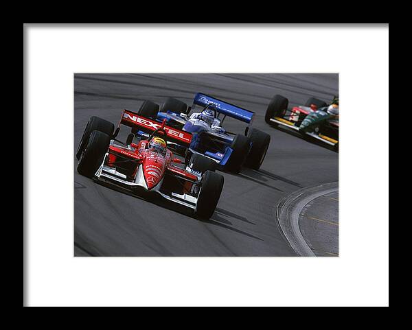 Driver Framed Print featuring the photograph Mauricio Gugelmin #17 by Donald Miralle