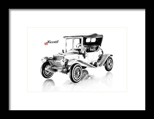 Car Framed Print featuring the photograph Maxwell Roadster 1911 by Viktor Wallon-Hars