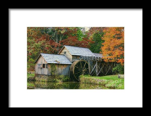 Mill Framed Print featuring the photograph Mabry Mill by Joan Bertucci