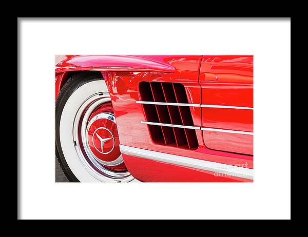 1961 Mercedes Benz 300 Sl Framed Print featuring the photograph Mb 300 Sl by Dennis Hedberg