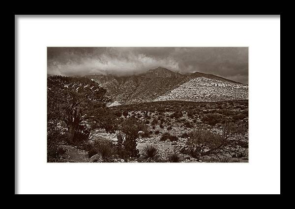 Mckittrick Canyon Framed Print featuring the photograph McKittrick Canyon Floor by George Taylor