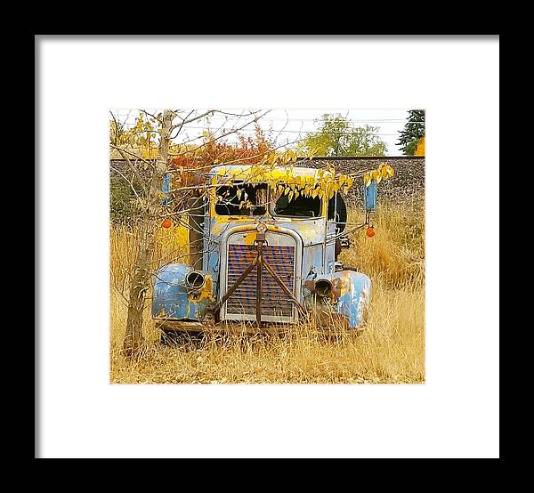 Old Truck Framed Print featuring the photograph Memories by Deahn Benware