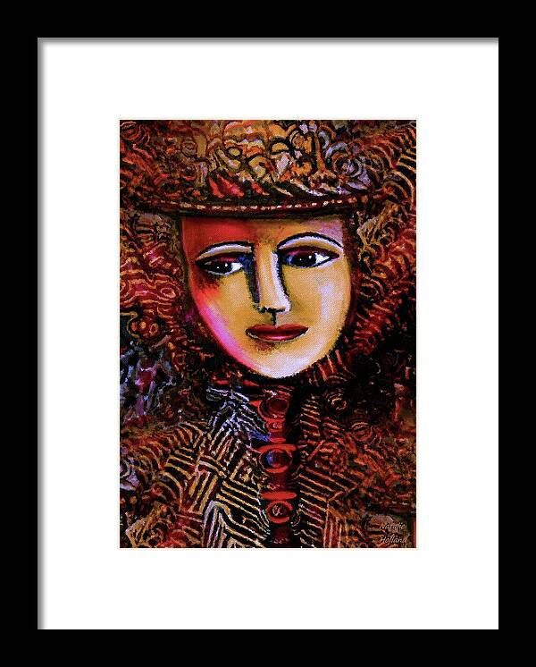 Face Framed Print featuring the painting Memories Of Feelings by Natalie Holland