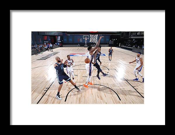 Nba Pro Basketball Framed Print featuring the photograph Memphis Grizzlies v Philadelphia 76ers by Joe Murphy