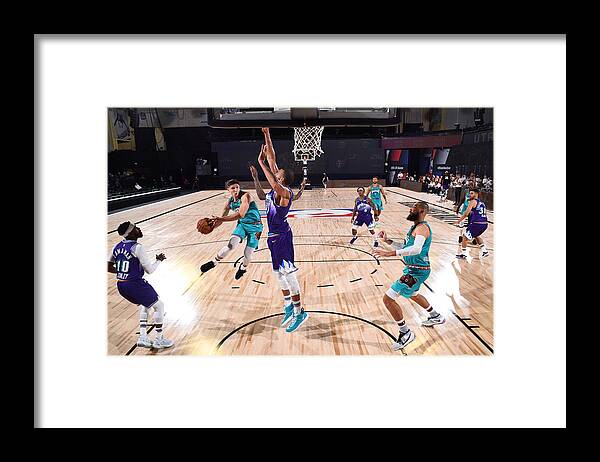 Grayson Allen Framed Print featuring the photograph Memphis Grizzlies v Utah Jazz by Joe Murphy