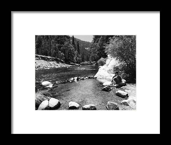 Photograph Framed Print featuring the photograph Merced River in Yosemite by Beverly Read