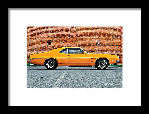 1970 Framed Print featuring the photograph Mercury Cyclone by Action