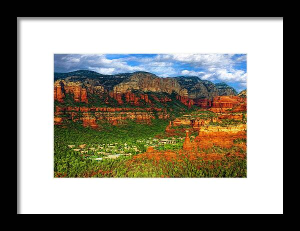 Arizona Framed Print featuring the photograph Mescal 04-037 Paint by Scott McAllister