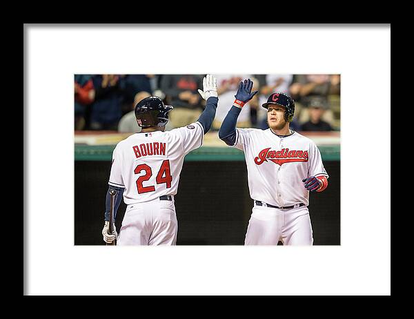 Michael Bourn Framed Print featuring the photograph Michael Bourn by Jason Miller
