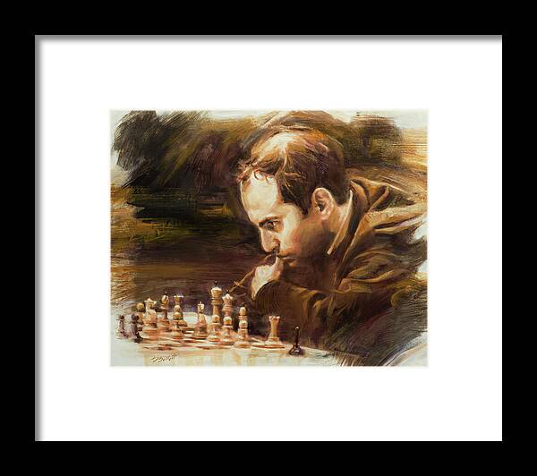 Mikhail Tal Chess Champion Metal Print by Dan Bulleit - Pixels
