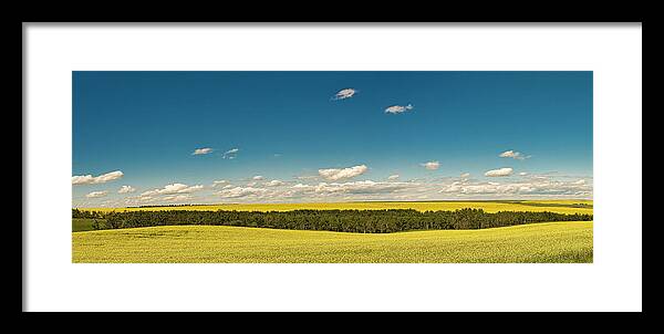 Prairie. Canadian Prairie Framed Print featuring the photograph Miles and Miles of Nothing But Miles and Miles by Phil And Karen Rispin