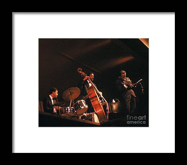 Miles Davis Framed Print featuring the photograph Miles Davis D213 by Dave Allen