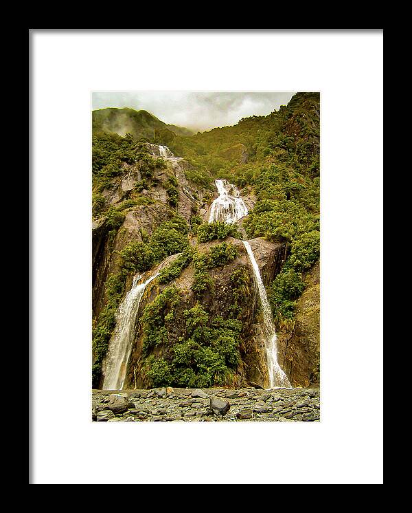 Milford Sound Framed Print featuring the photograph The Otherworldly Milford Sound New Zealand by Leslie Struxness