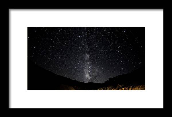 Milky Way Astrophotography Fstop101 Night Sky Stars Framed Print featuring the photograph Milky Way by Geno Lee