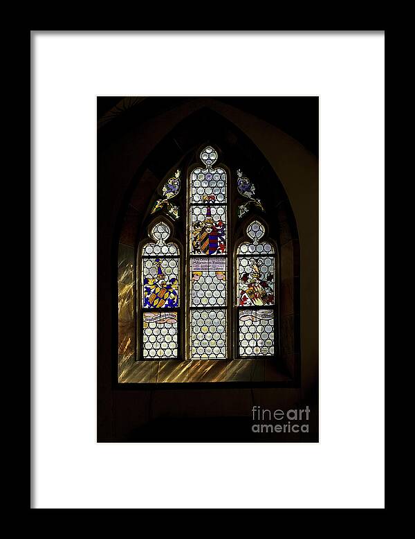 Window Framed Print featuring the photograph Millstatt Abbey - Millstatt - Carinthia - Austria by Paolo Signorini