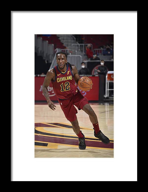 Nba Pro Basketball Framed Print featuring the photograph Milwaukee Bucks v Cleveland Cavaliers by David Liam Kyle