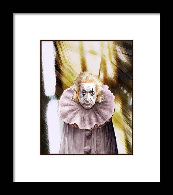 Mime Framed Print featuring the painting Mime by Hone Williams