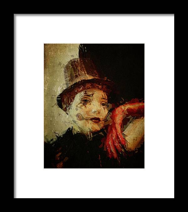 Circus Framed Print featuring the photograph Mime by Pete Rems