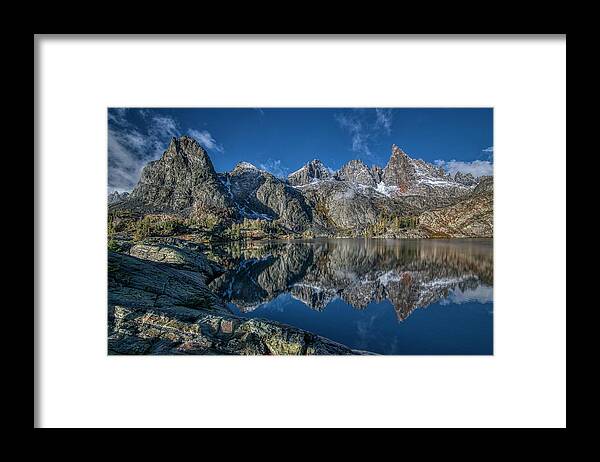 Landscape Framed Print featuring the photograph Minaret Lake by Romeo Victor