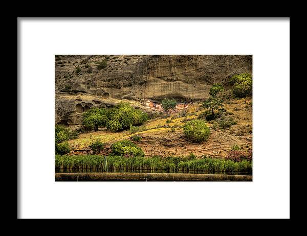 Mountain Framed Print featuring the photograph Miners village of the last century by Micah Offman