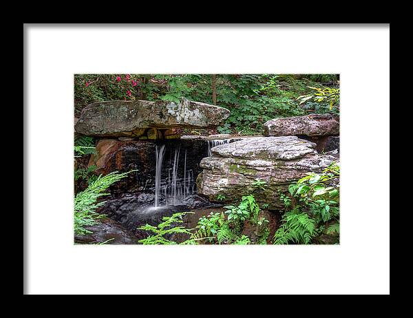 Waterfall Framed Print featuring the photograph Mini Waterfall by James Barber