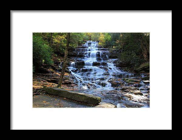Waterfall Framed Print featuring the photograph Minnehaha Falls 2 - Georgia by Richard Krebs