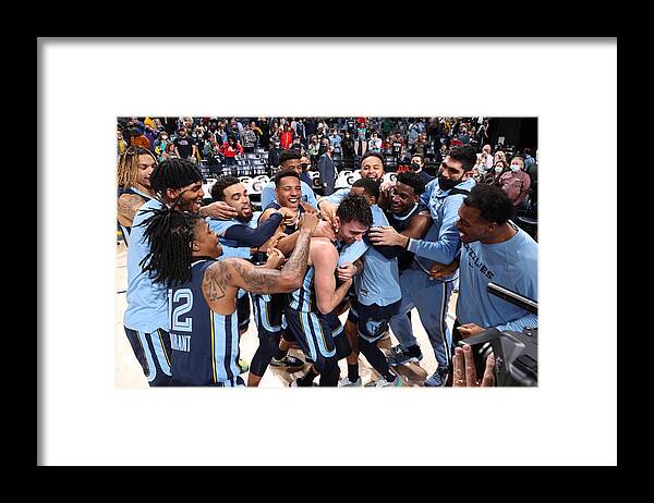 Nba Pro Basketball Framed Print featuring the photograph Minnesota Timberwolves v Memphis Grizzlies by Joe Murphy